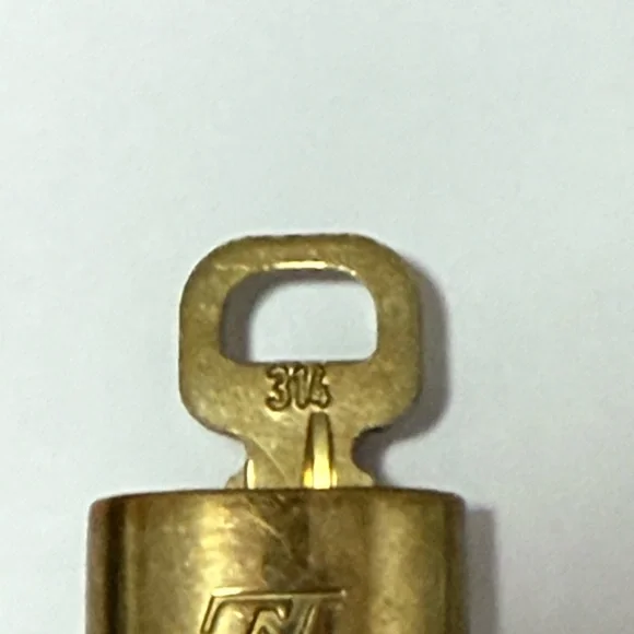 Louis Vuitton Lock & Key #314 Brass Gold Set - Picture 8 of 9